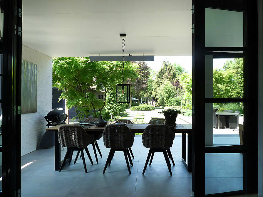 Sfeervolle landelijke villa - terras