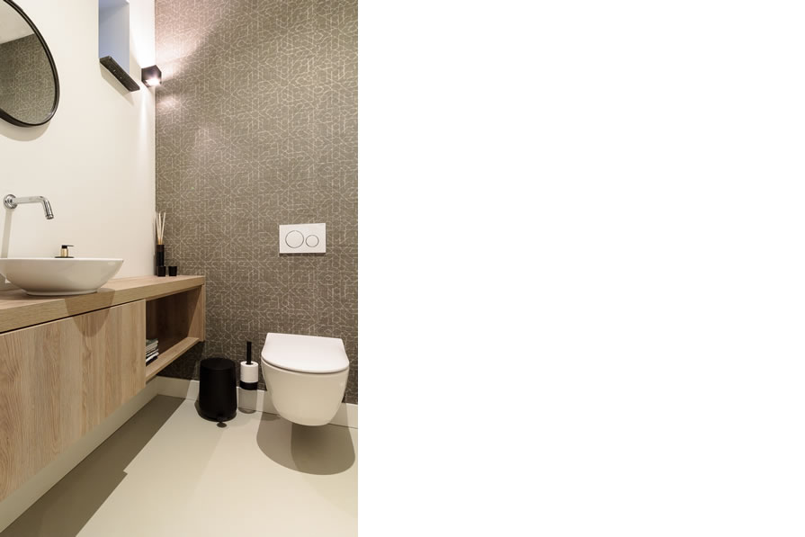 Villa à la Frank Lloyd Wright - toilet