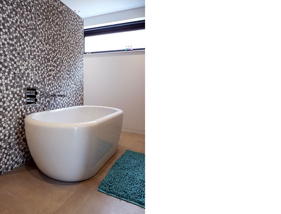 Wonen in 'De Boomgaard' - moderne badkamer
