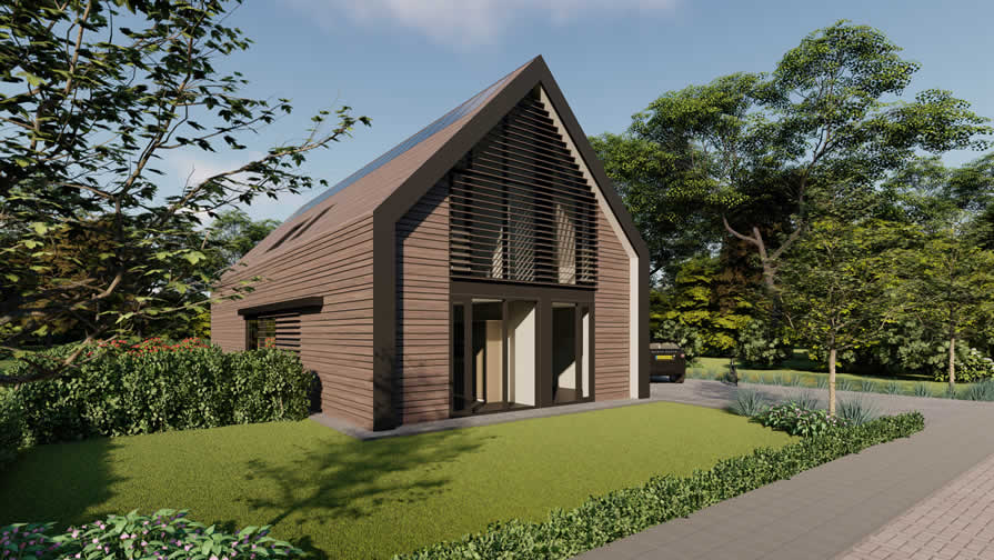 Staal-skeletbouw-schuur