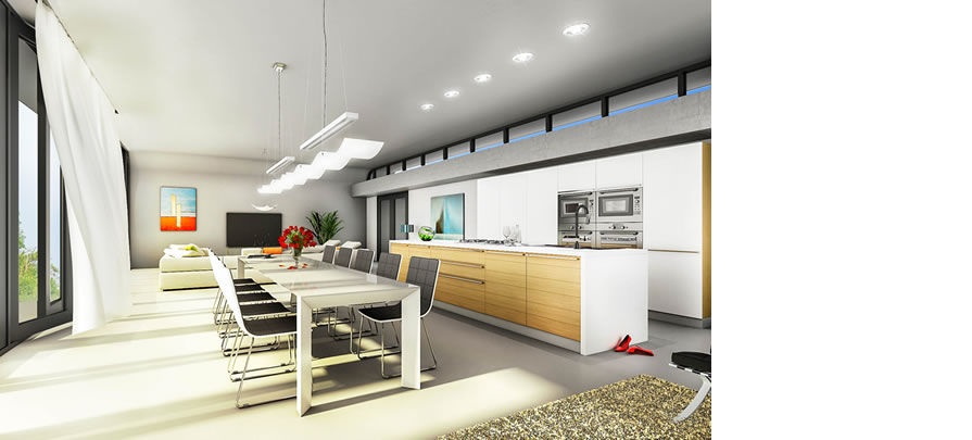 Keuken ultra moderne woning