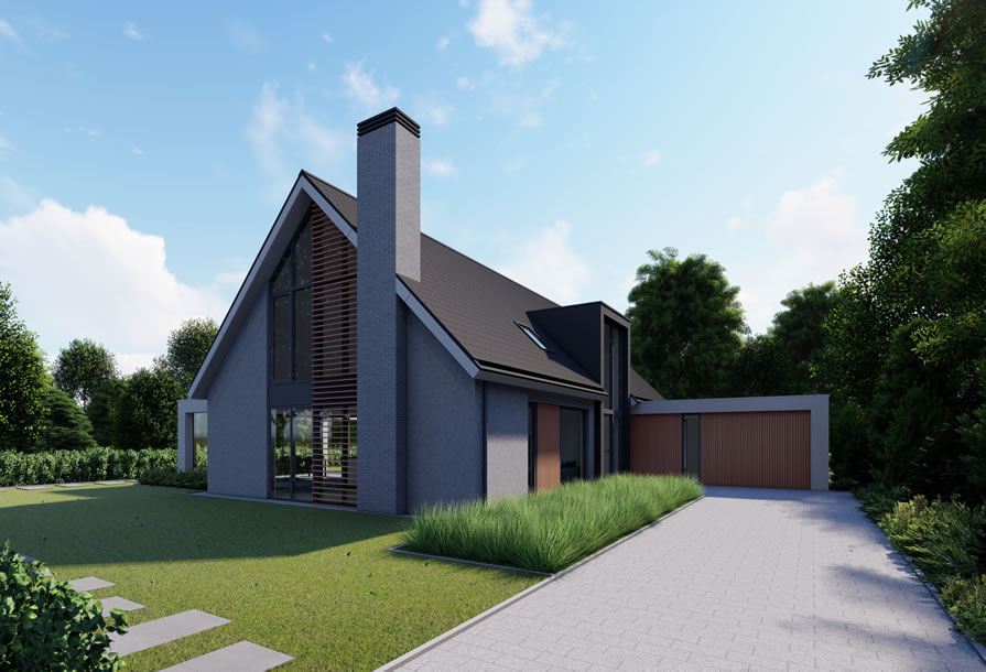 Bungalow met eigentijdse uitstraling